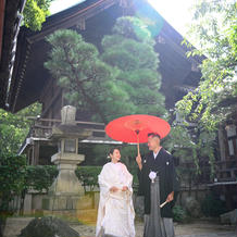 白無垢と紋付袴