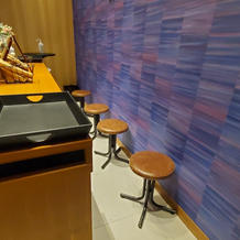 受付の方が座れる用の椅子