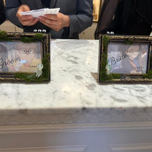 ジブリをテーマにした受付台