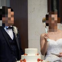 ファーストバイトで大きいスプーン使用