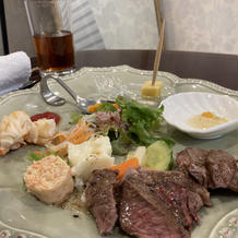 披露宴後にコース料理をいただけます