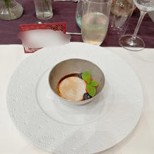 丹波黒豆きな粉2種のプリン仕立て