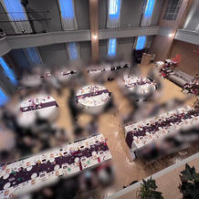 会場全体(3階から2階を撮影)