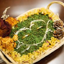 リングピロー（手作り）