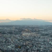 披露宴会場からの景色