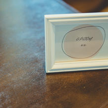 会場の受付スタンドが可愛い