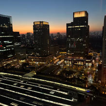 披露宴会場からの夜景