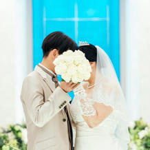 挙式の時の衣装です。