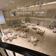 挙式会場　階段上から