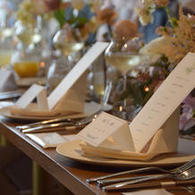 披露宴（テーブル）
