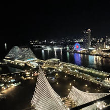 会場からの夜景