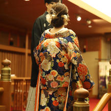 前撮りで着用した和装