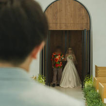 新婦入場 バージンロード