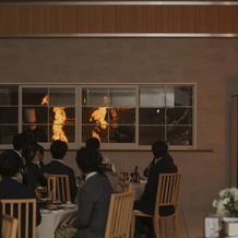 会場スタッフの演出