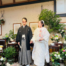 白無垢へのお色直し