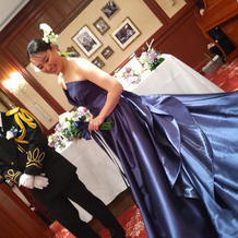 新作ドレスとても綺麗でした