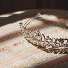 挙式で使用したティアラ