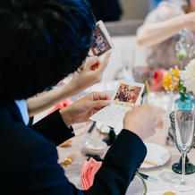 席札のメッセージ