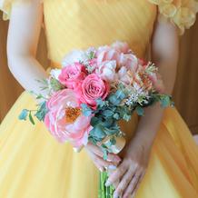 カラードレスブーケ