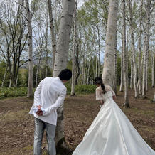 北海道らしい景色の中で撮影できました