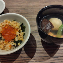 ご飯とお吸い物