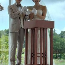 結婚証明書の刻印