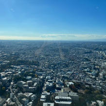 披露宴会場からの景色