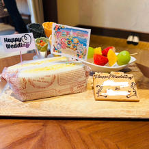 軽食を出していただきました