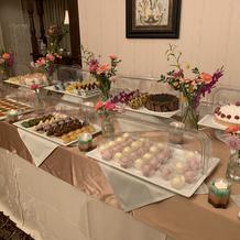 デザートブッフェ最高でした！