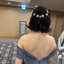 ヘアメイク　お色直し