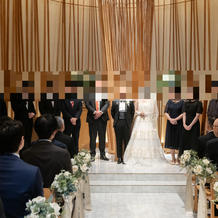 人前式で友人たちから誓いの言葉を頂いた