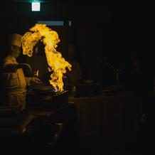 フランベを演出でしていただきました