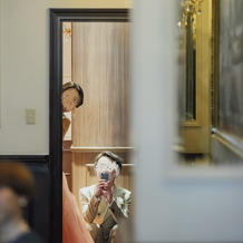 映像は袖から見ることができます