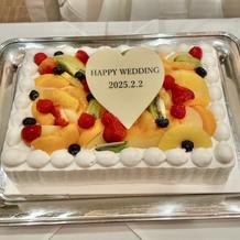 ウェディングケーキ