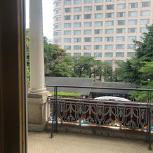 披露宴会場から見える景色