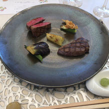 メインの肉料理