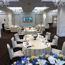 披露宴会場　円テーブル