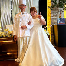 コックさん服、ベール無し