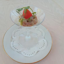 料理打ち合わせ。1品目