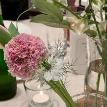 テーブル挿花