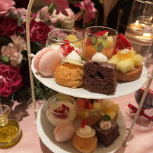新郎新婦分スイーツアペティ