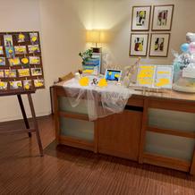 タブレットてスライドショーを流しました