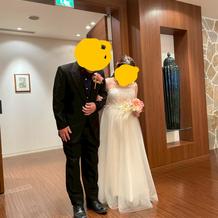 ドレスはネットで安く購入できました