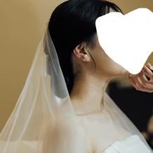 一粒パールのイヤリング