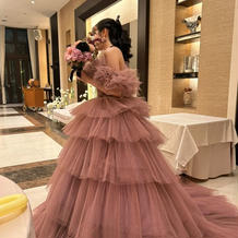 お色直しのドレス