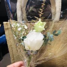 お土産のお花