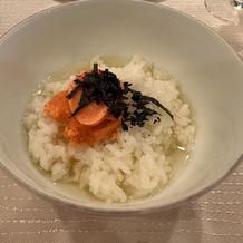 明太子のお茶漬け　ゲスト受け良かった