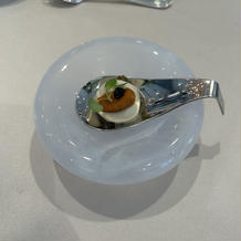 キャビアカリフラワーオマールコンソメ