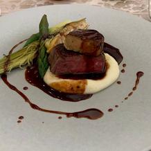 国産牛フィレ肉とフォアグラ