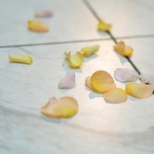 フラワーシャワー後